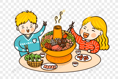 吃火锅元素素材 正版饮品素材介绍与应用